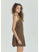 Thin Strap Button Detailed Green Bohemian Jumpsuit 4569
